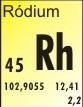 Reagecon Ródium ICP standard, 5% HCl mátrixban, 10 000ug/l, 100ml