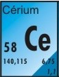 Cérium ICP standard, 2-5% HNO3 mátrixban, 100ug/l, 100ml