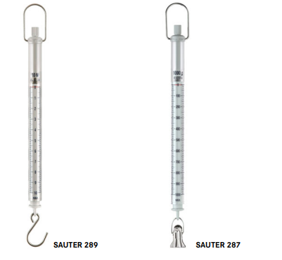 Sauter 287/289 rugómérlegek