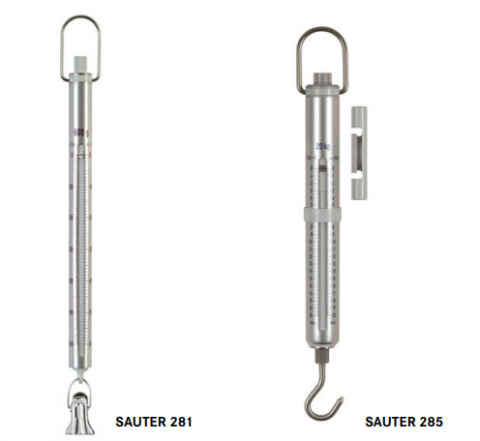 Sauter 281/285 rugómérlegek